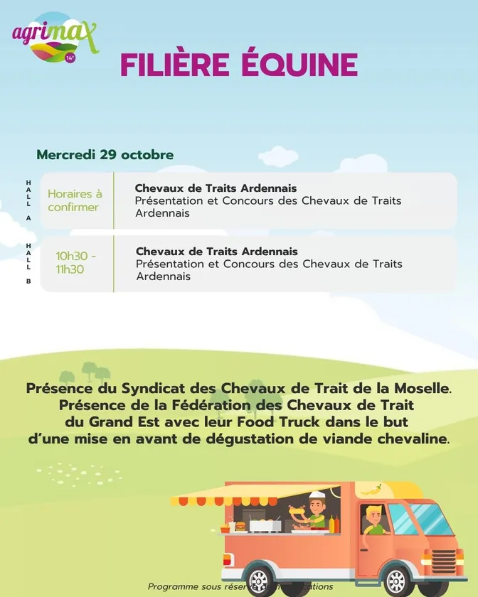 Programme Filière équine (Hall B)